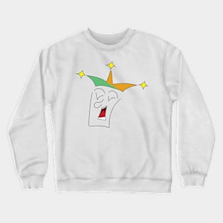 Hand drawn clown Crewneck Sweatshirt